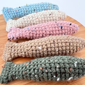 Crochet fish catnip toy(SET of 3) Organic catnip cat toy, Handmade catnip toy, Cat lover gift, Cat gift, Knit cat toy, Pet toy