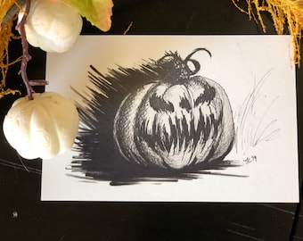 Halloween Jack-o’-lantern Art Print