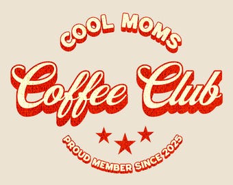 Cool Moms Coffee Club Caffeinated Moms Club Iced Coffee Tired Mama Rebel Lady Long Live Rad Outlaw Women's Tshirt Design PNG Aesthetic