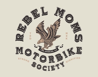 Rebel Mom PNG Tshirt Design Long Live Rad Women Rebel Mama Club Badass Mom Club Girl Gang Grunge Moto Aesthetic Sublimation Design