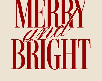 Vrolijk en stralend PNG, grappig kerstshirt (digitale download)