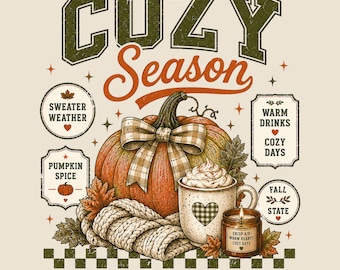PNG de abóbora com especiarias para a temporada aconchegante, design assustador para camiseta de Halloween, gráfico vintage de outono, camiseta Coquette de outono (download digital)