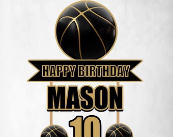 Basketball, Basketball Cake Topper, Basketball Birthday, Basketball Party Decor, Basketball Party Supplies, Basketball Decoration