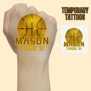 Basketball Birthday, Basketball Tattoos, Basketball Party Favors, Basketball Birthday Party, Basketball Birthday Tattoos, Custom Tattoos
