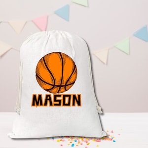 Basketball Birthday Party, Basketball Birthday Bag, Basketball Goody Bag, Basketball Party Favor, Personalized Basketball Goody Bag