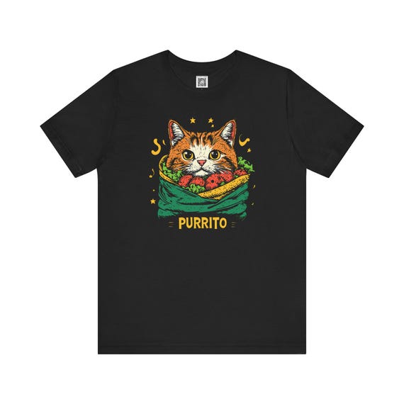 Purrito Cat T-shirt UK