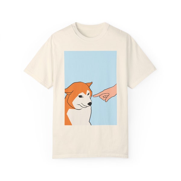 The dog got blammed, Funny dog meme apparel | Unisex Garment-Dyed T-shirt