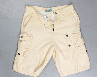 Vintage Cargo Shorts Bermuda Size L 100% Cotton 80s - Etsy