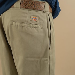 SIZE L Dickies pants beige vintage pants trousers 80s vintage gender neutral second hand
