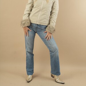 Vintage Wrangler jeans denim blue baggy pants casual denim wear gender neutral second hand size S