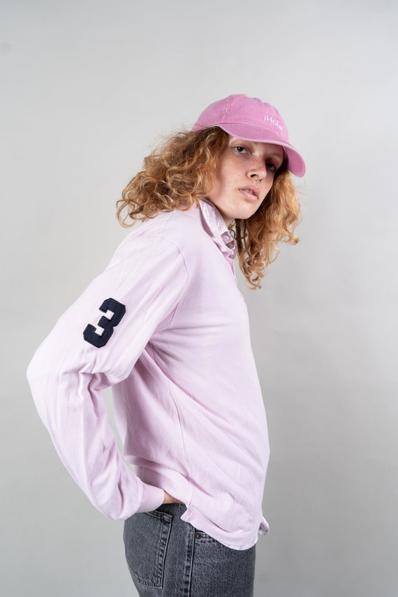 80s vintage Polo by Ralph Lauren in pink Size L s… - image 6