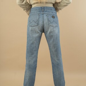 Vintage Wrangler jeans denim blue baggy pants casual denim wear gender neutral second hand size S
