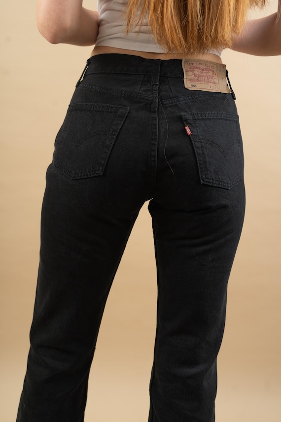 Vintage Black Levi's 501 Label 30/30 Size S Denim Baggy Pants