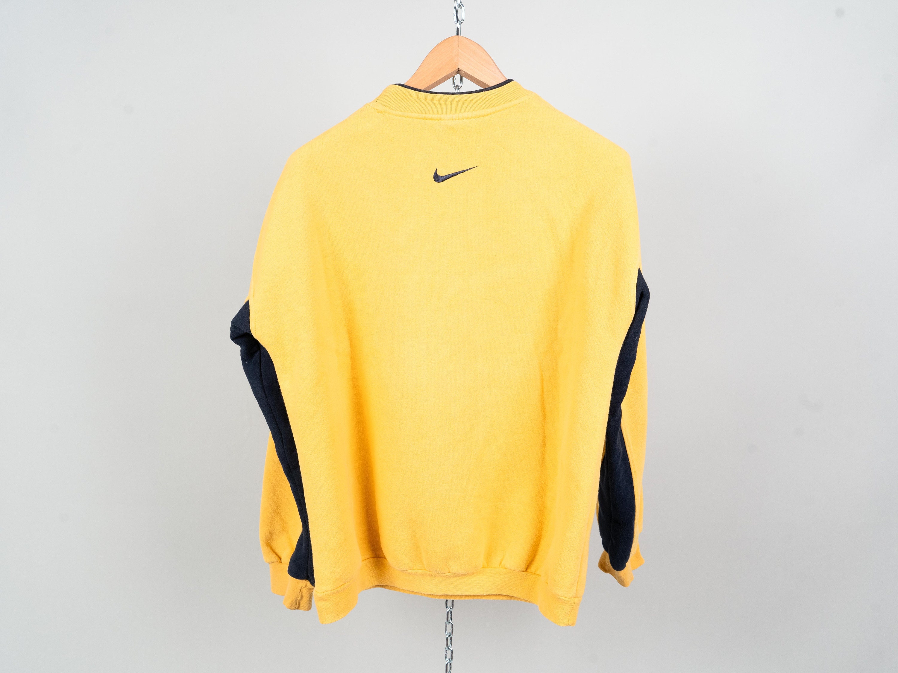 mustard yellow nike sweater