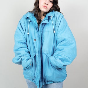 Vintage ski parka blue Size M / L 80s 90s image 3