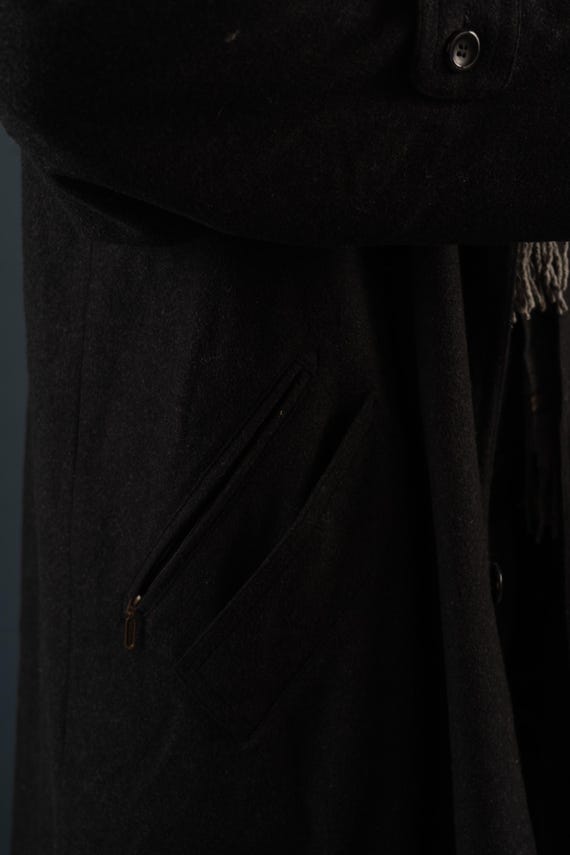 Vintage Wool Loden Tirol Loden Bugatti Coat Oversized Gray 80s 90s