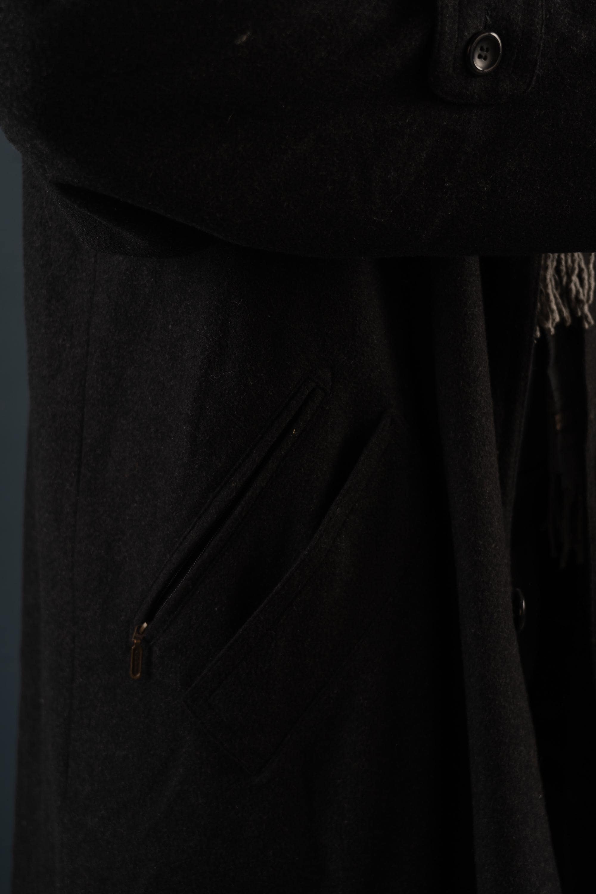 Vintage Wool Loden Tirol Loden Bugatti Coat Oversized Gray 80s 90s