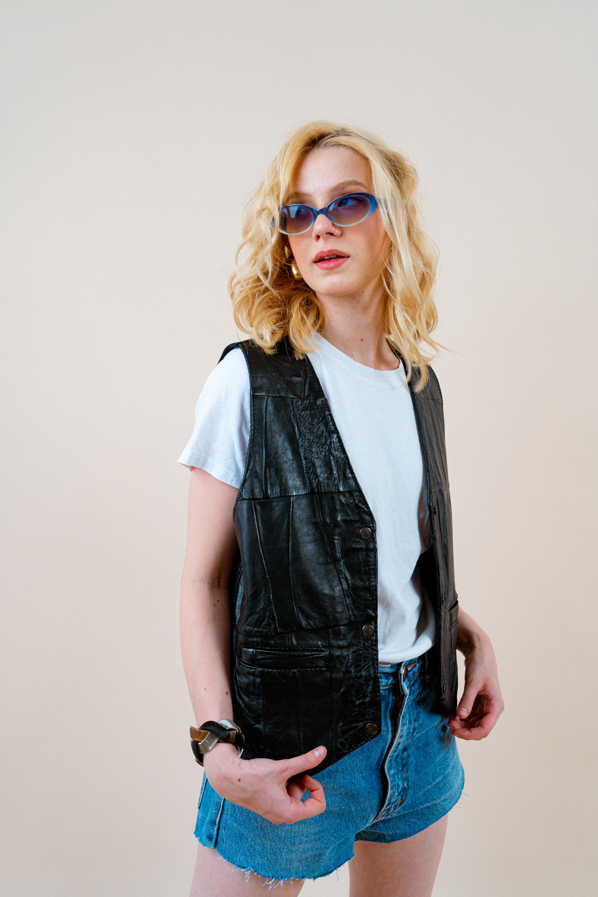 トップス 90s vintage leather vest & 70s badge il_fullxfull.7174118185_53x5.jpg