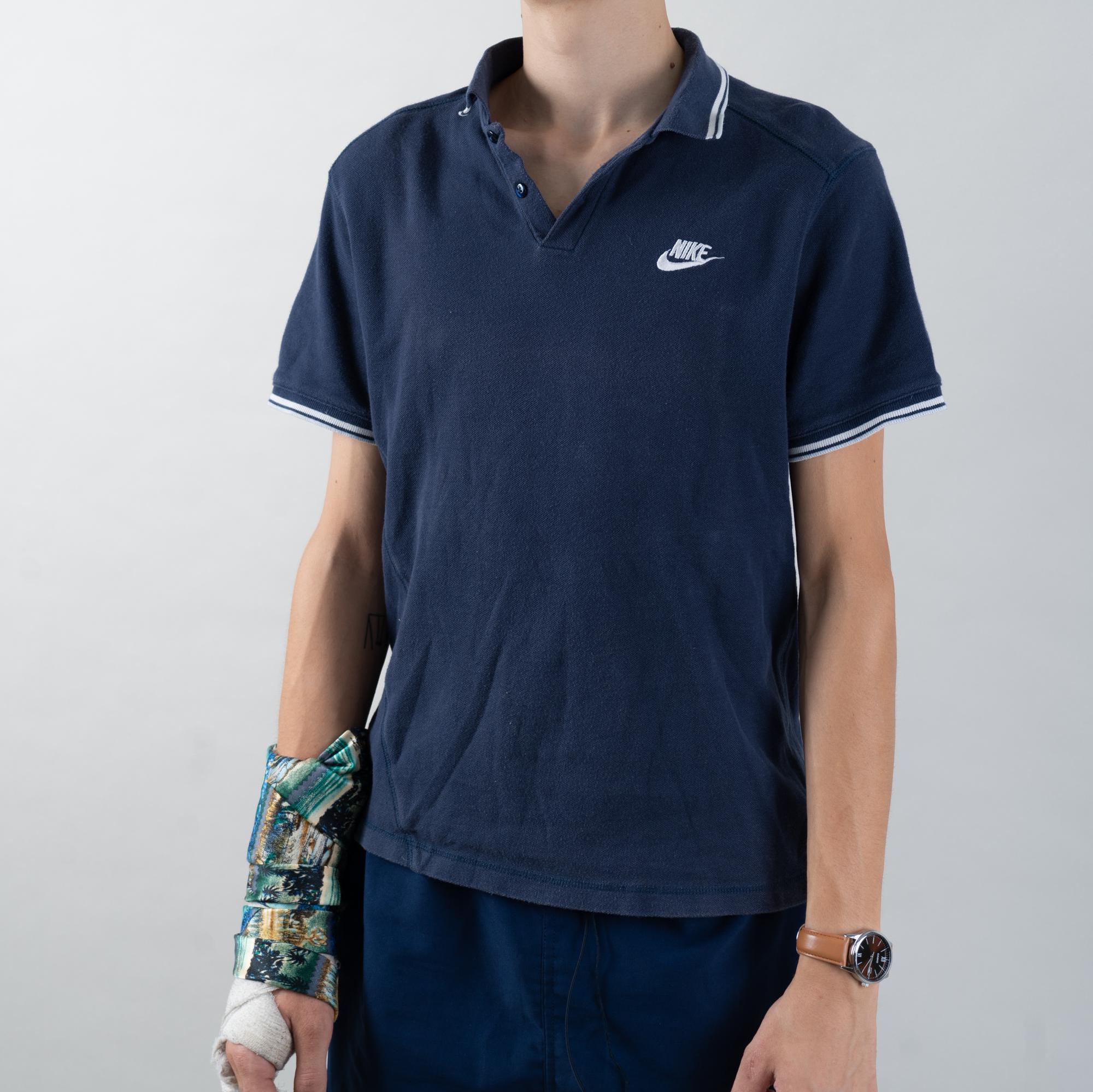 【NIKE】vintage polo Vintage Nike Polo Shirt Navy Blue Stripes Size M 80s Vintage - Etsy