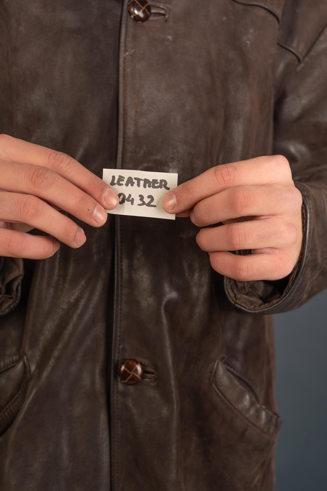 80s Vintage Leather Jacket Distressed Leather Jacket Oversized