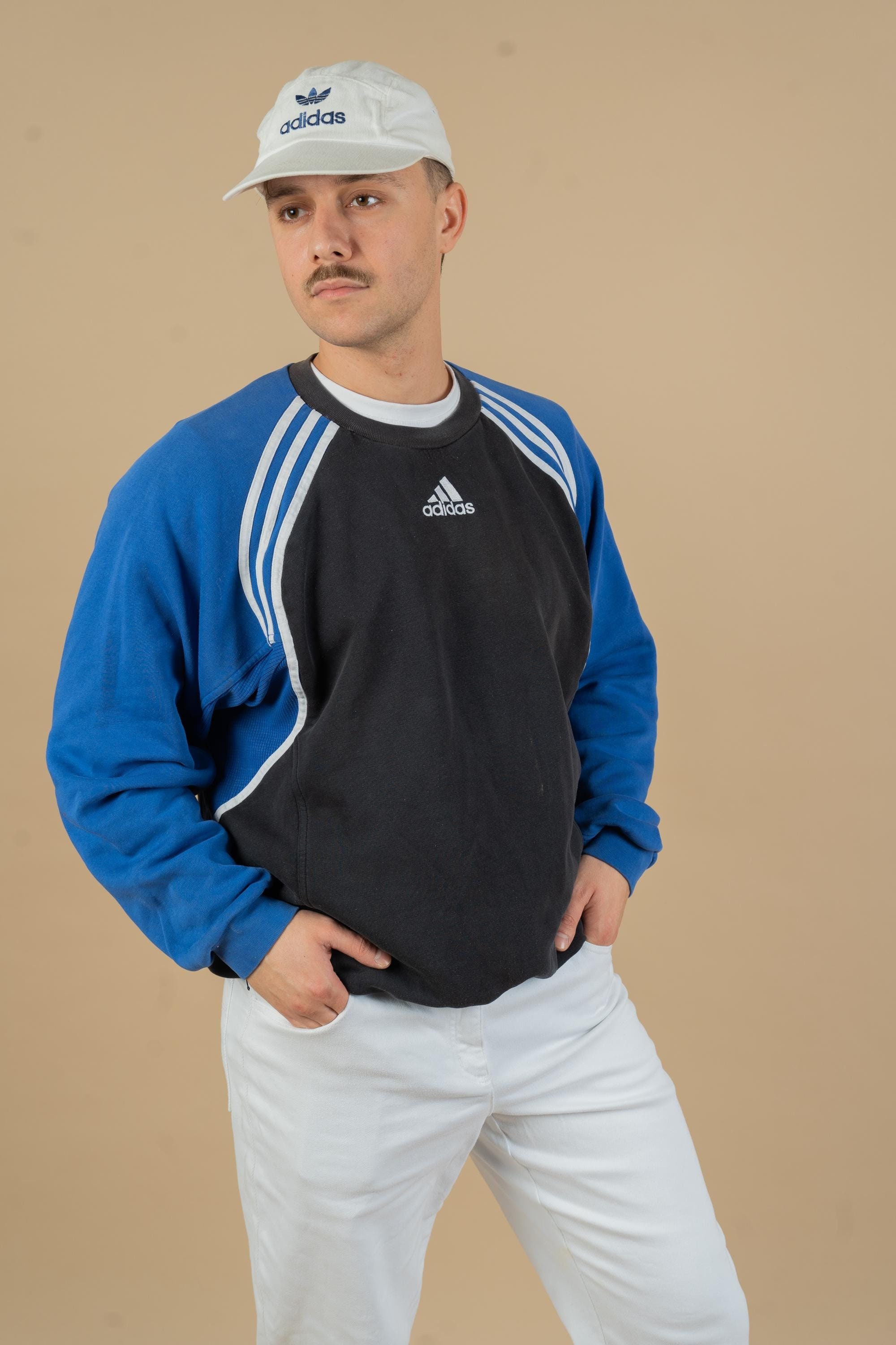 80s Adidas Sweater - Etsy