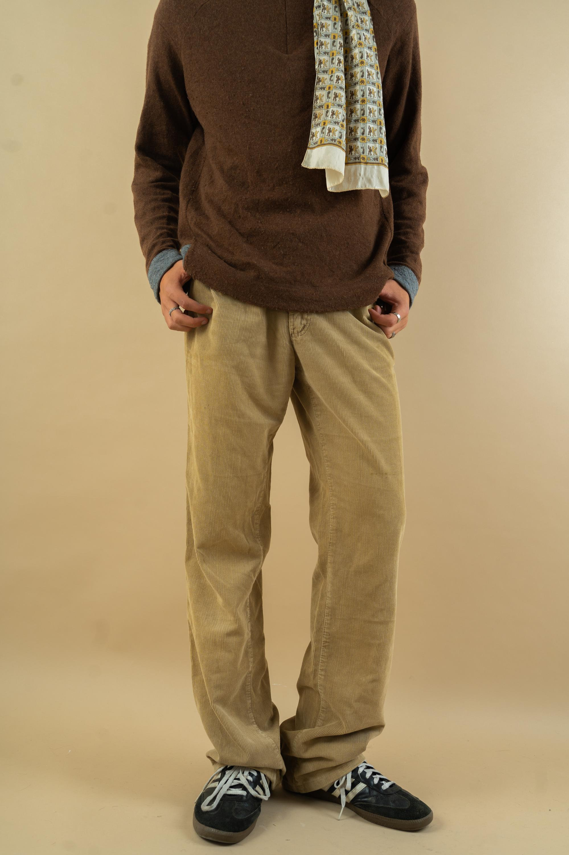 Vintage Joker pantalones de pana M beige, marrón claro, pantalones