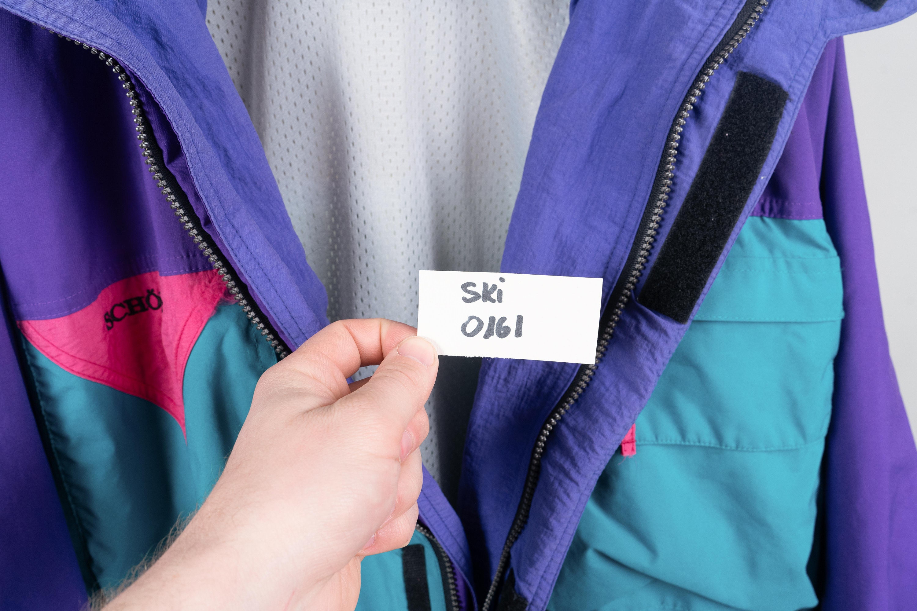 Size L Vintage Ski Jacket Schöffel Ski Outdoor Jacket Purple