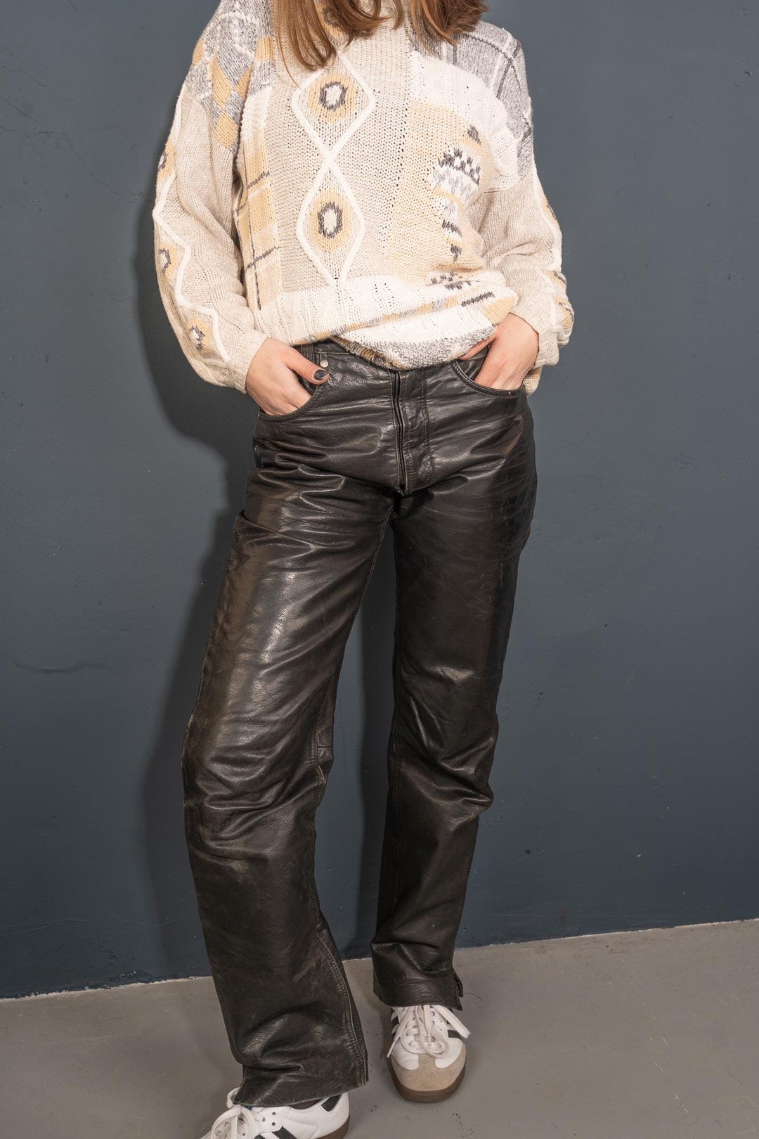 Womens Leather Pants Wilsons Leather Black SOFT Lambskin 6
