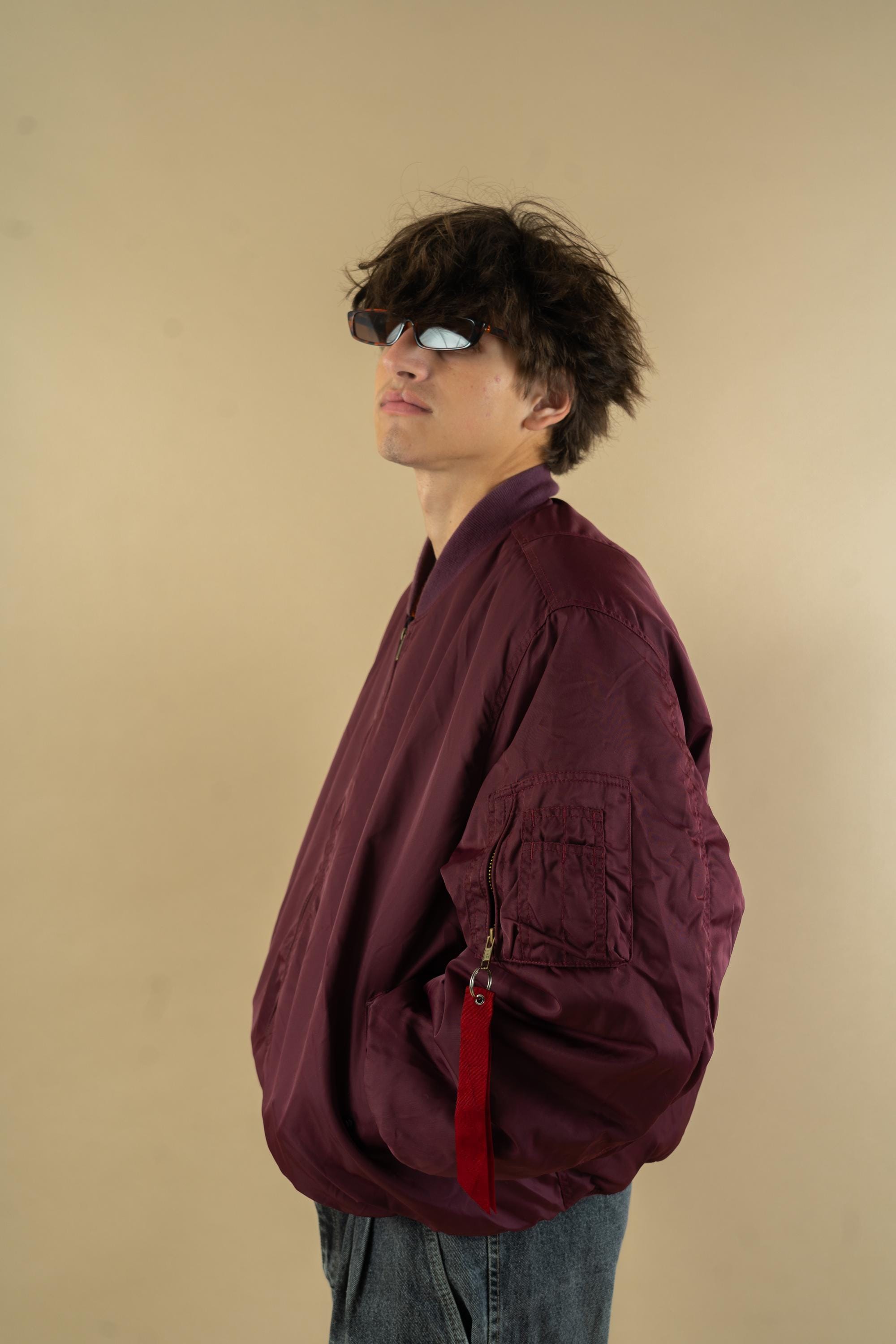 gouk 和柄ジャケット y2k 00s archive Oversized Y2k Grunge Men Vintage Ripped Holes Goth Graphic T
