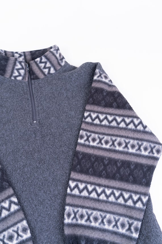 80s vintage fleece jumper fleece pullover fleece … - image 3