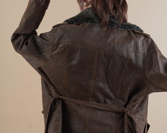 90s ヴィンテージ アビエイター レザー ジャケット 裏地あり わずかに