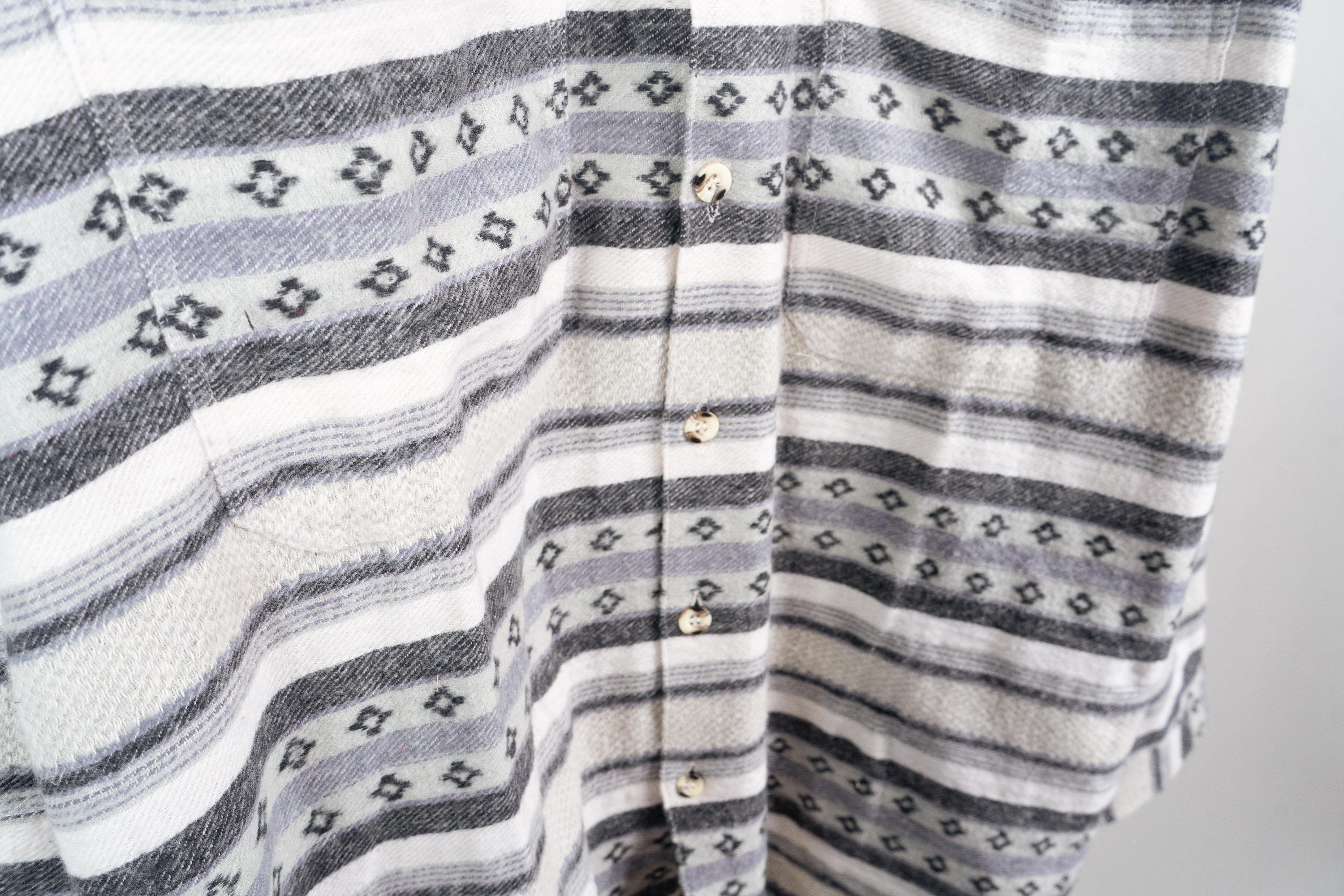 Vintage C. E. Schmidt Aztec Pattern Flannel Shirt XL