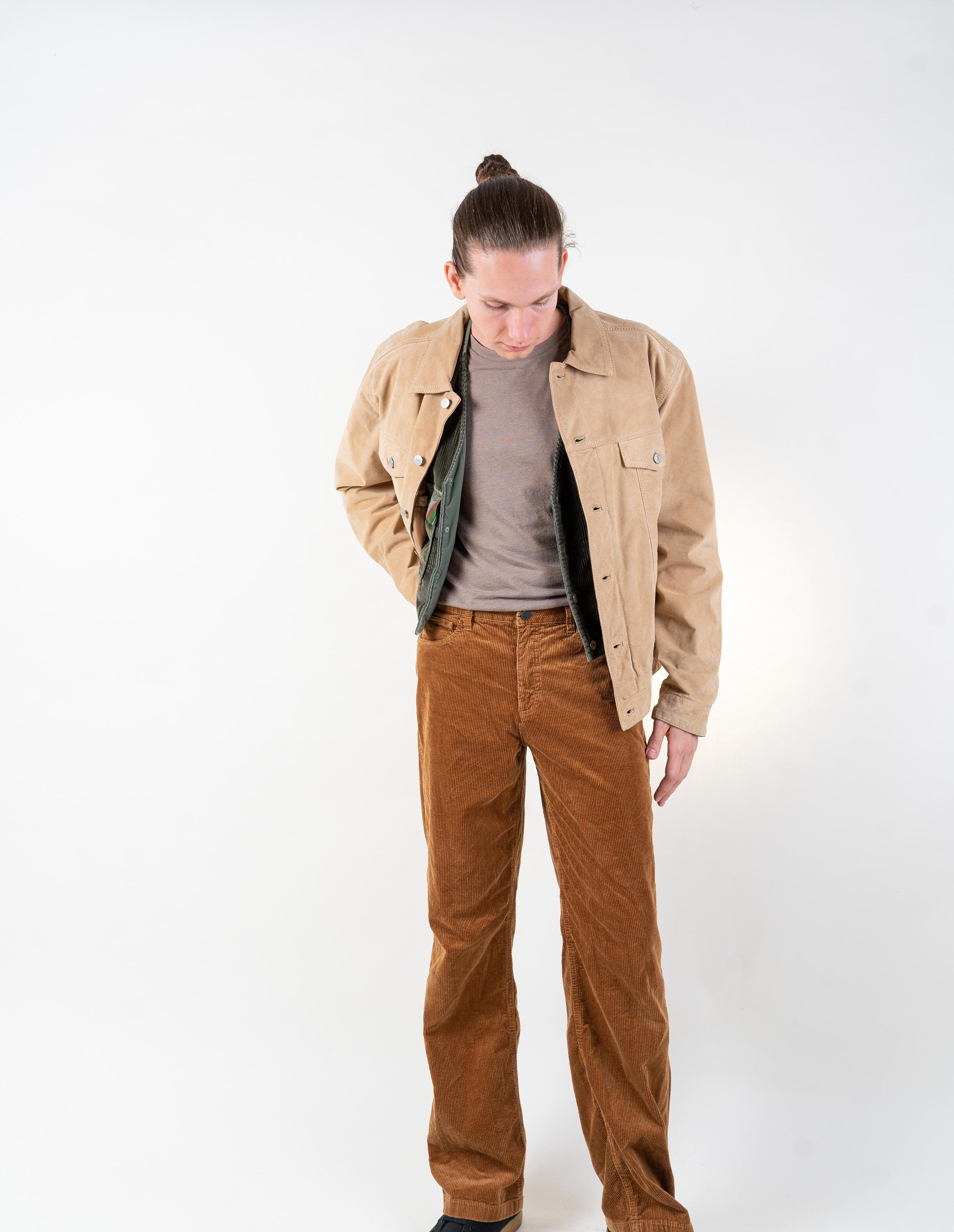 Vintage Corduroy Pants L Beige Regular Fit Pants 80s 90s - Etsy
