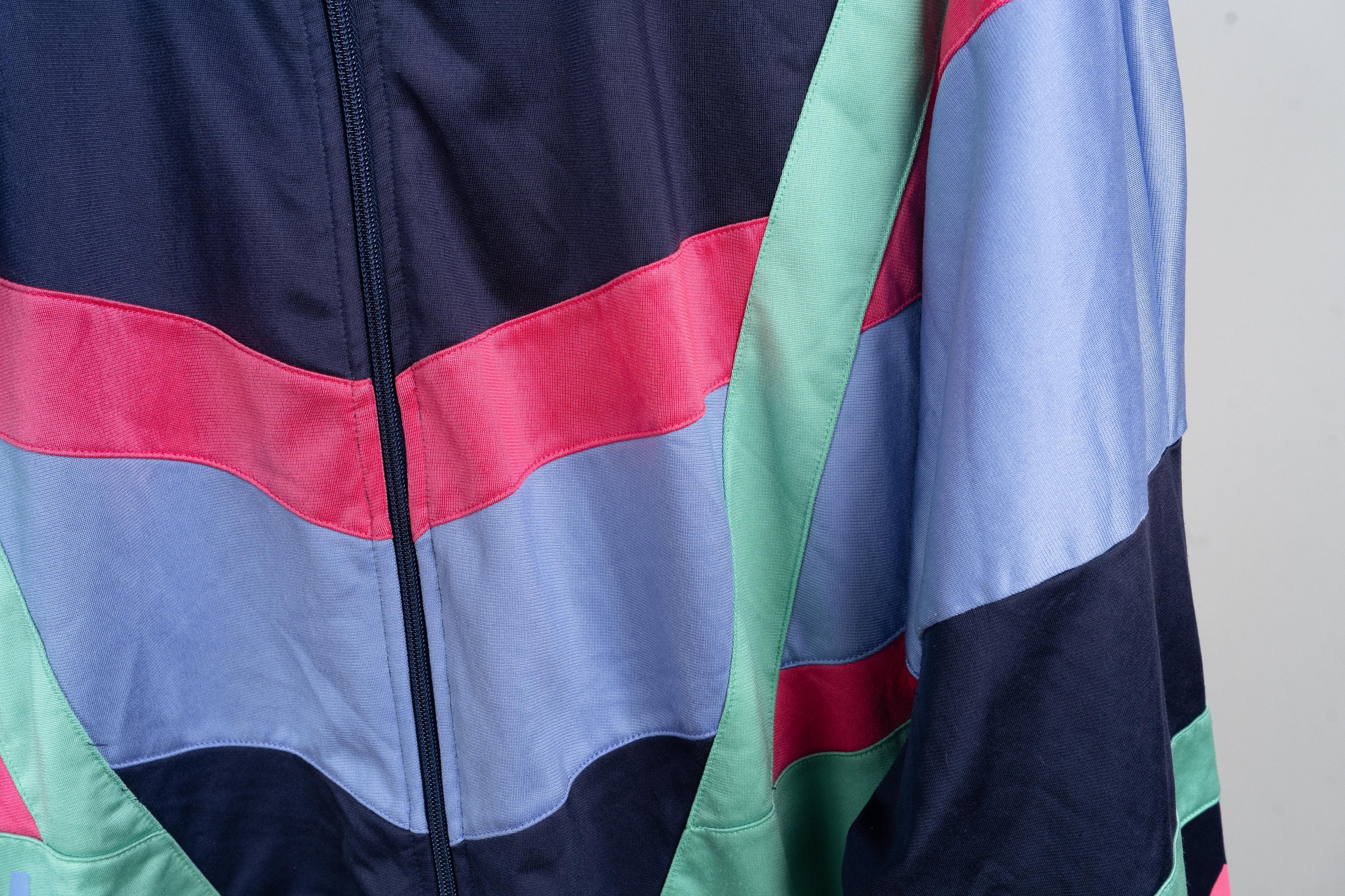 70s~80sFFAジャケット バッジ付き 70-80s Vintage adidas GEORG SCHWAHN Trefoil But
