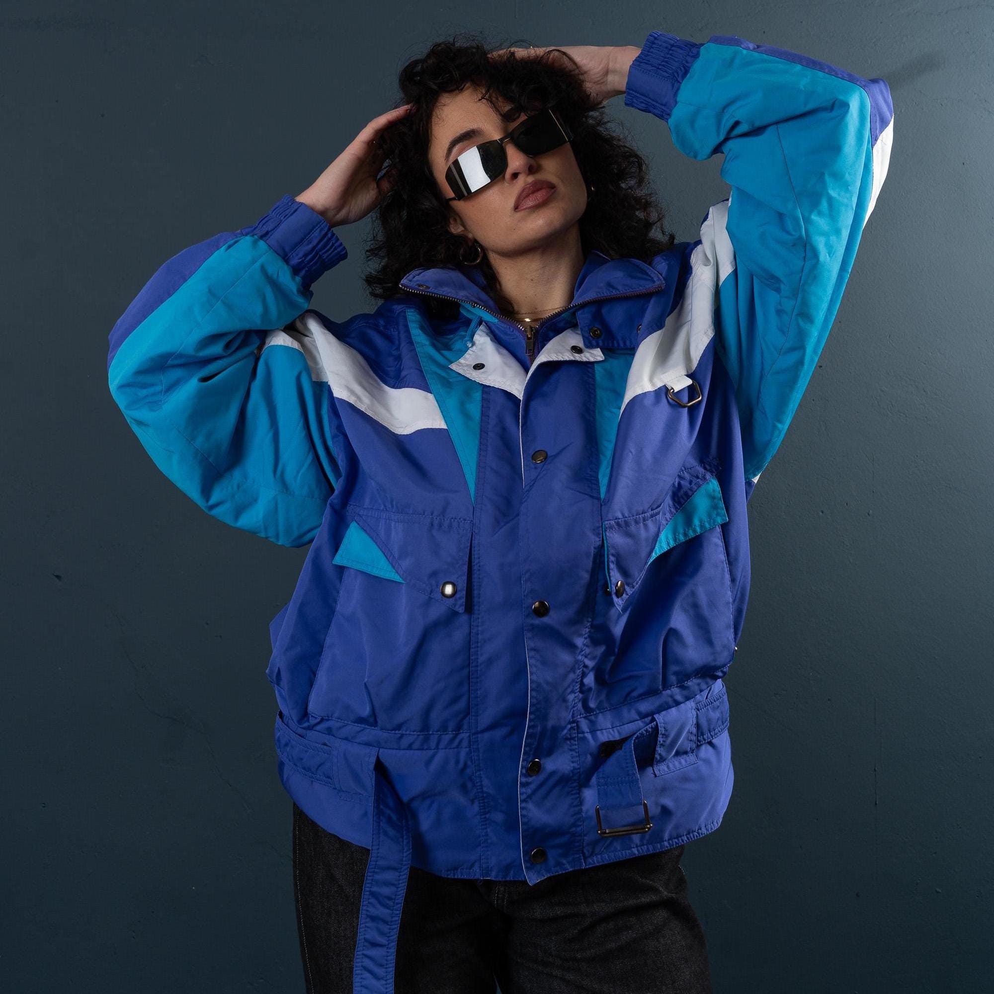 Vintage Retro 90s Ski, Snowboard Jacket Technical, Size Oversized