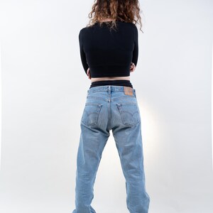 Vintage Levi's 505 label 36/34 Size L denim baggy pants jeans trousers 80s image 5