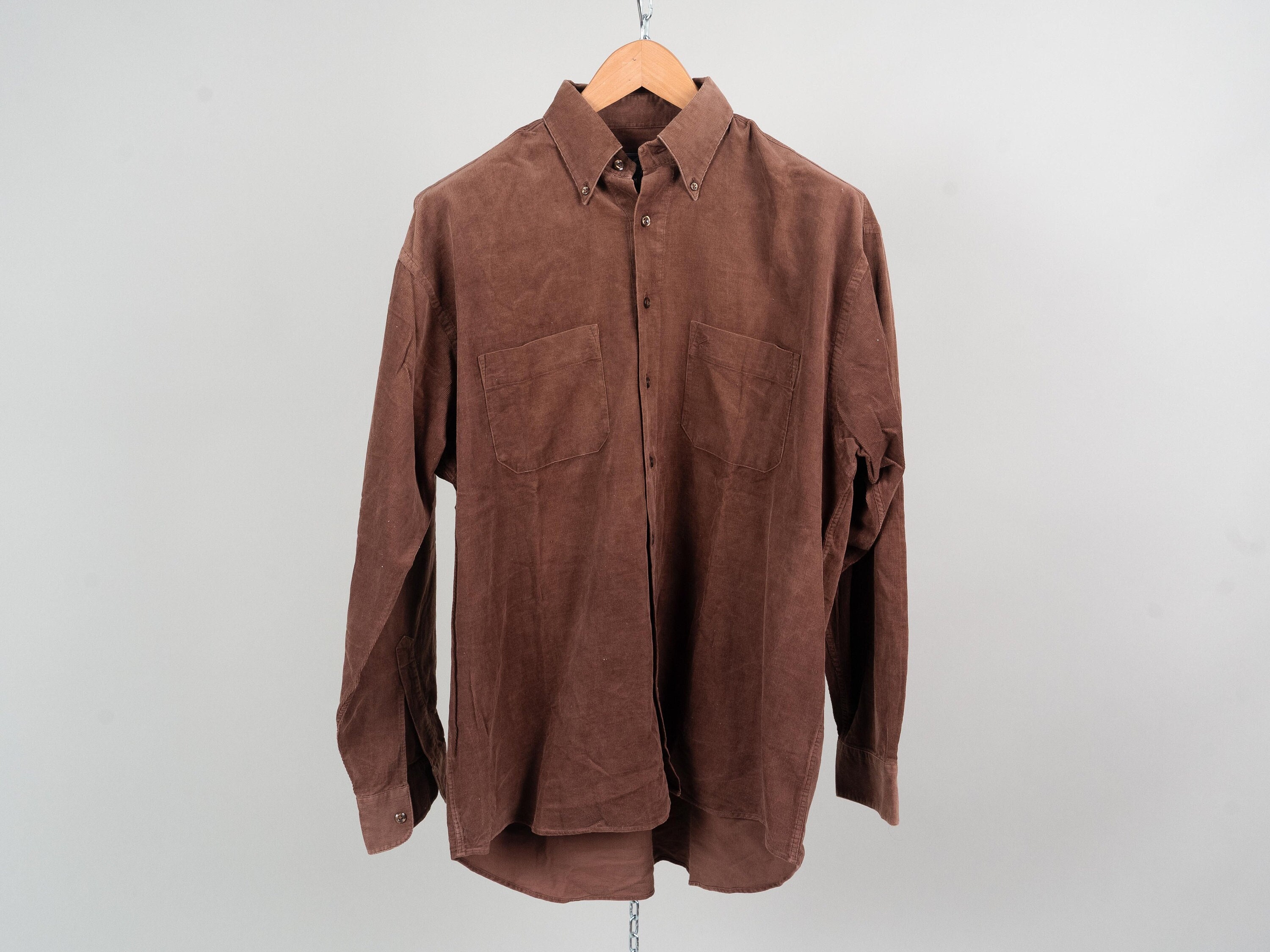 Mens Abstract Corduroy Shirt