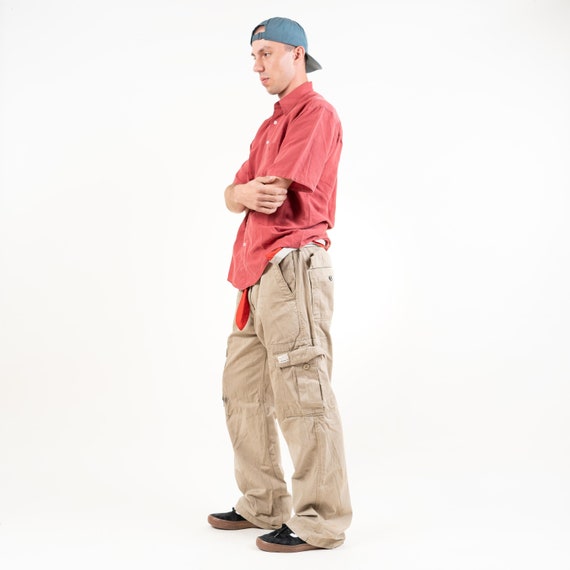 【80s〜90s】 Levi's baggy cargo pants ノームコア Vintage Levi's Cargo Pants Cream Beige Oversize XXL Pockets Gender