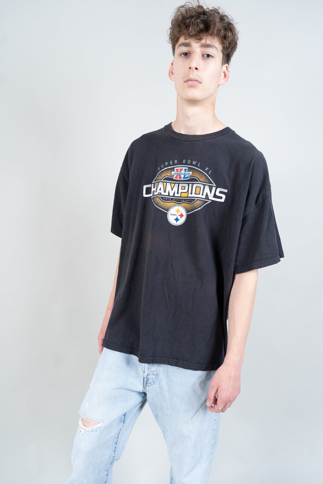 T-shirt Vintage Artex 1989 Pittsburgh Pirates – Noir Taille XL – 100% Coton USA