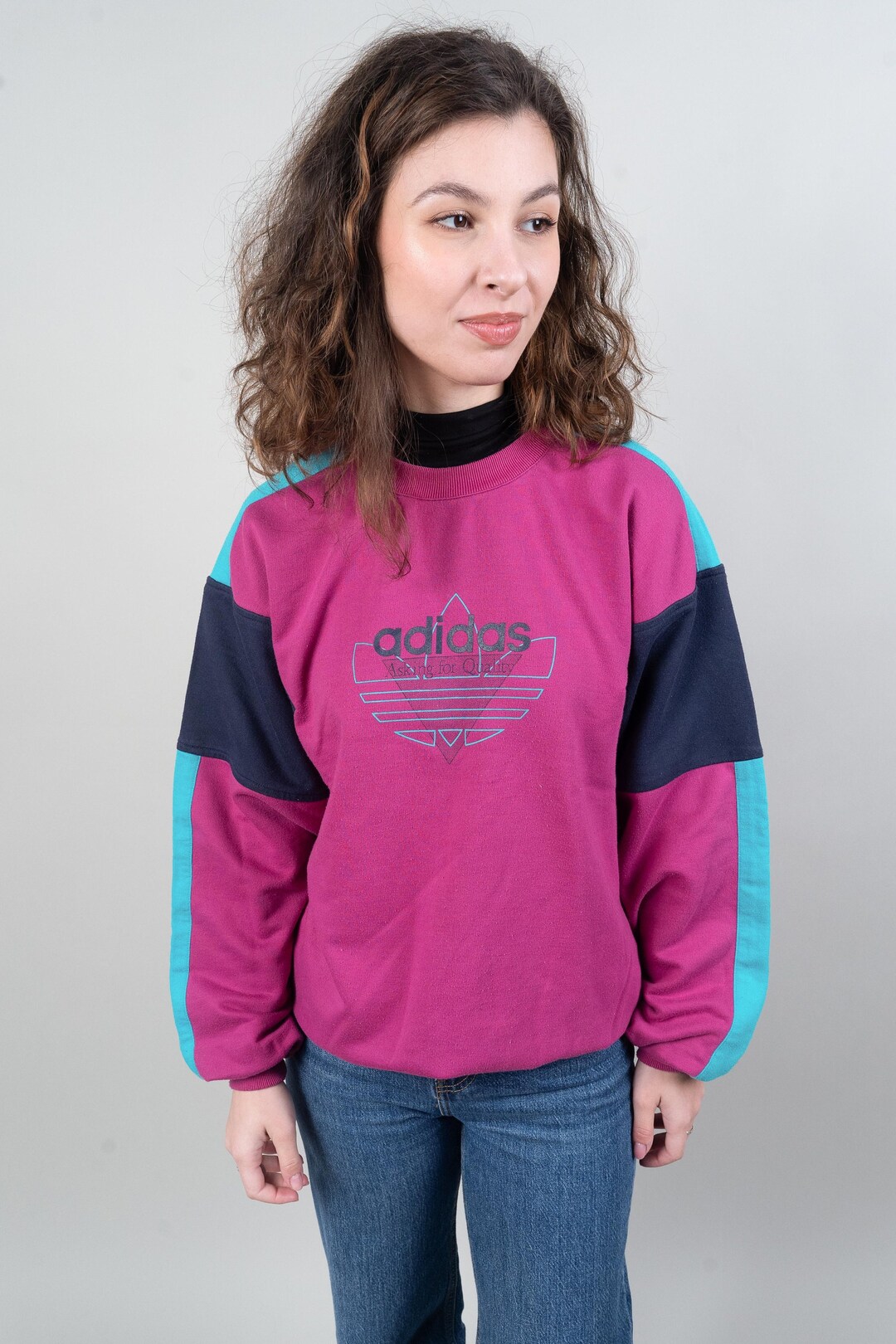 nm-2269.adidasアディダスUSA製80s LOGO SWEAT PK nm-2269.adidasアディダスUSA製80s LOGO SWEAT PK - メルカリ