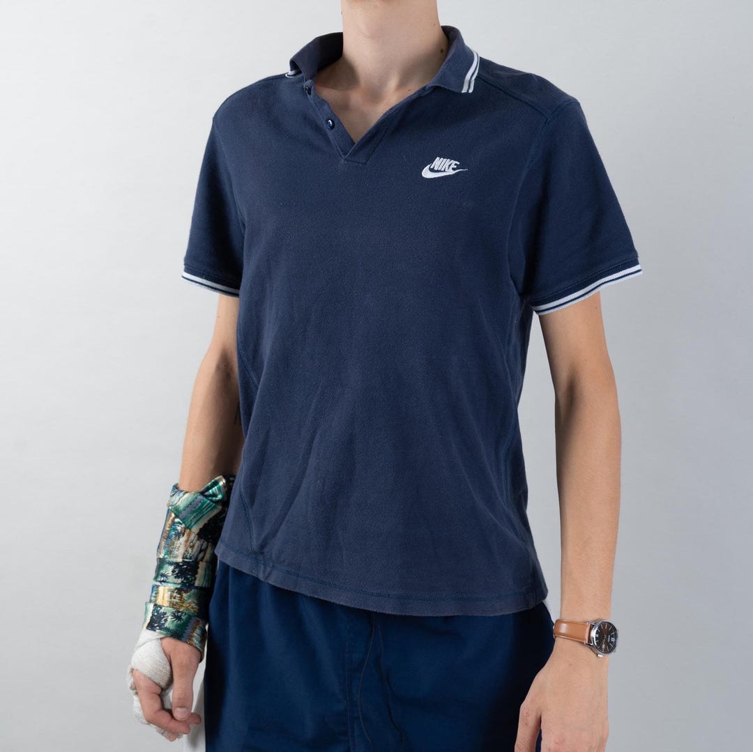 nike polo shirt vintage
