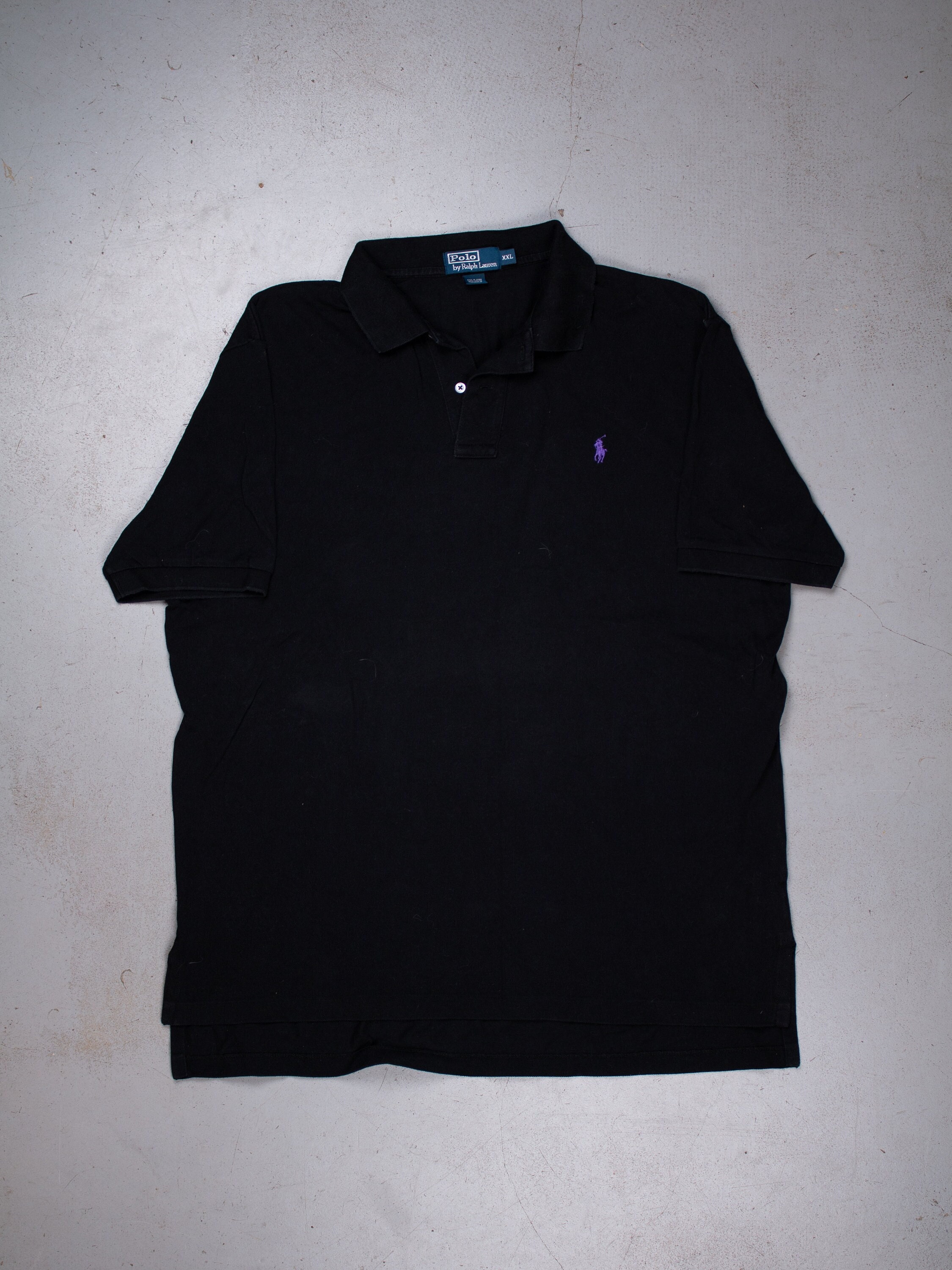 ・80s Ralph Lauren snap T Black usa製 Vintage Polo by Ralph Lauren Polo Shirt Tshirt Tee Casual