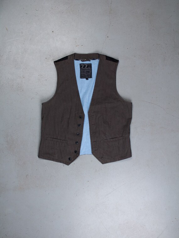 Vintage satin vest black with pockets Size M cotton 80s 90s - Etsy.de