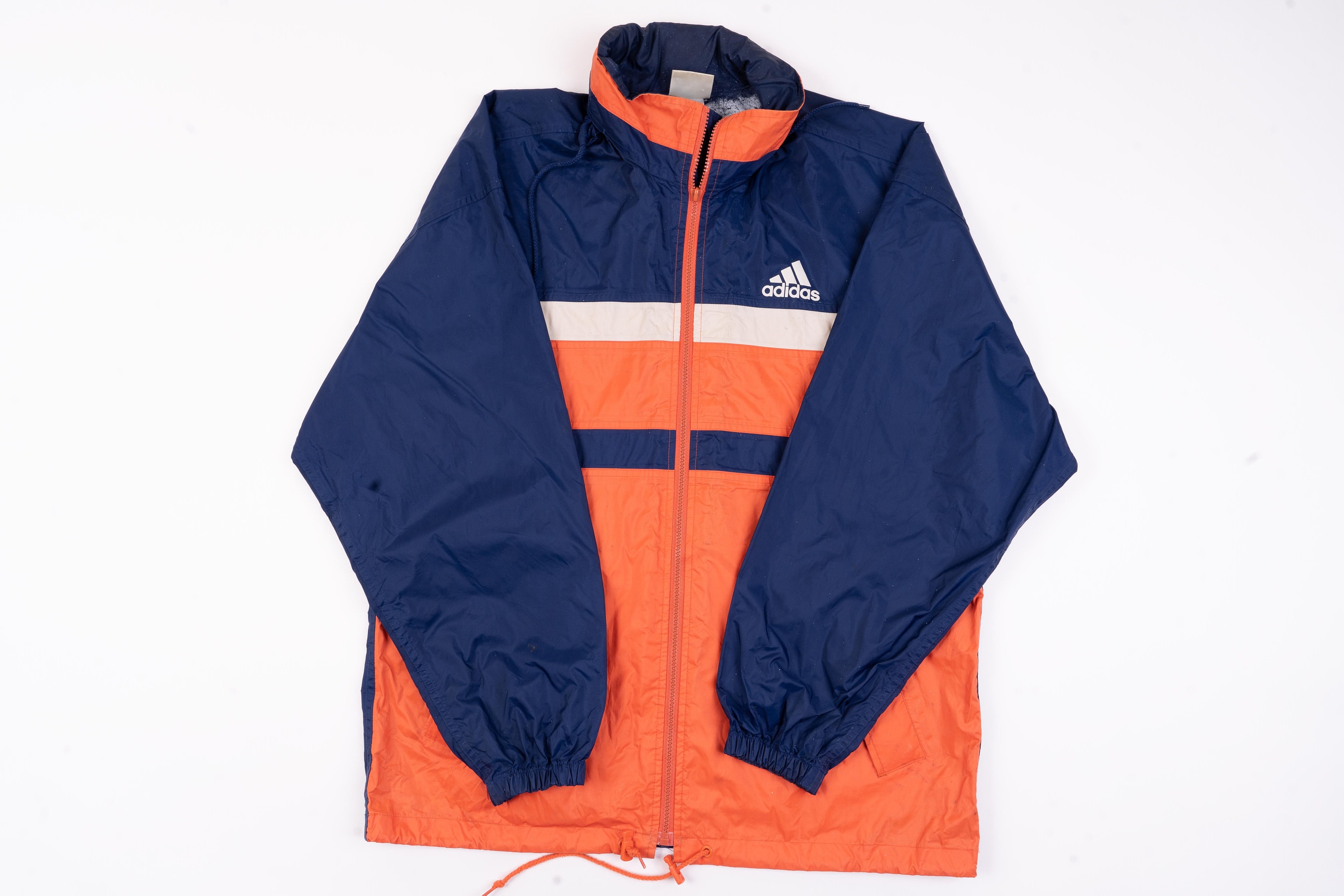 Size S Adidas Waterproof Windbreaker Jacket Logo Details and
