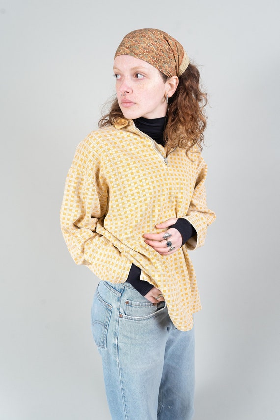 Vintage yellow Globetrotter sweatshirt jumper Size