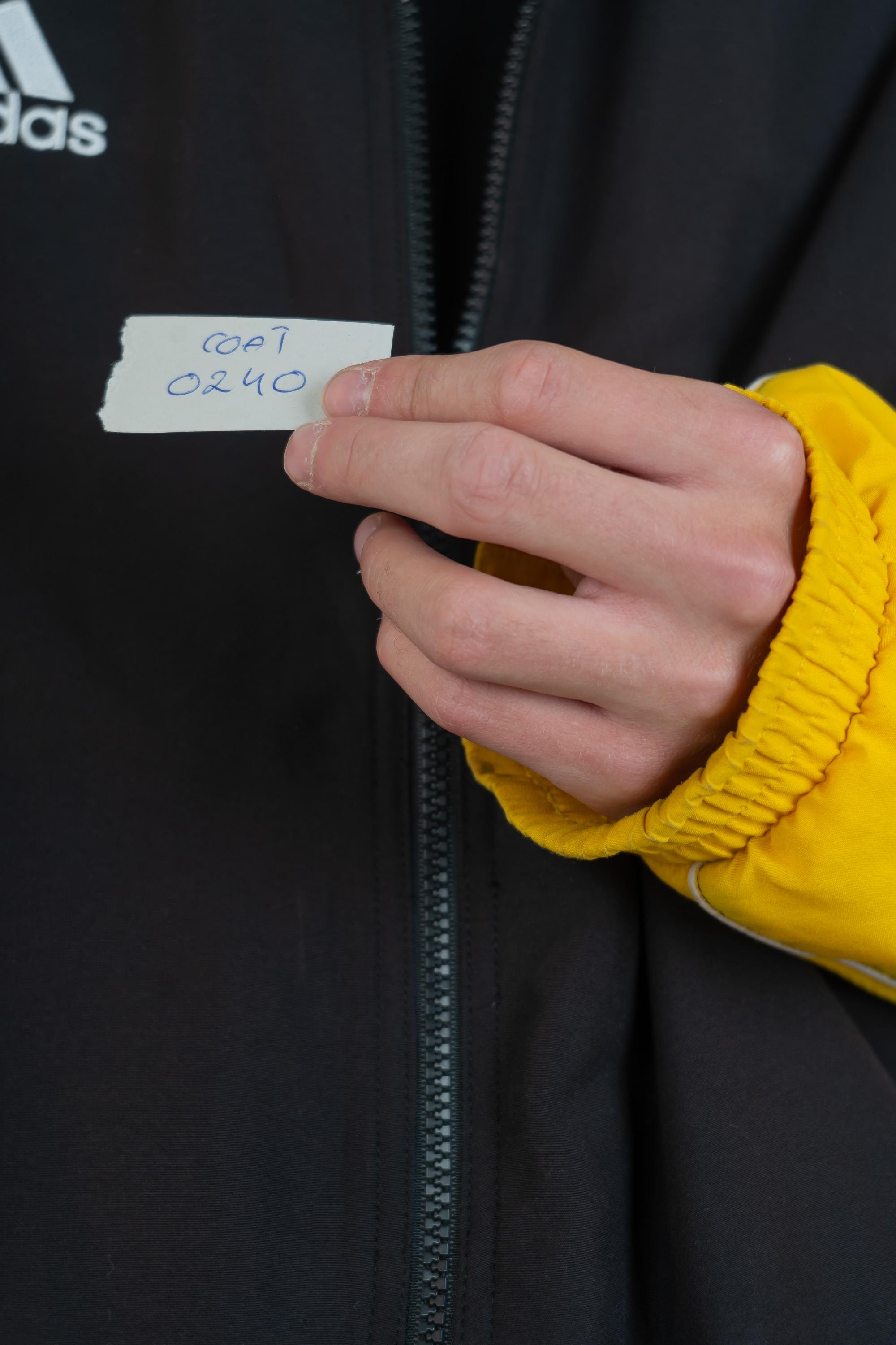 VESTE DE SURVÊTEMENT VINTAGE ADIDAS JAUNE YOUGOSLAVIE TAILLE 8 ADULTE