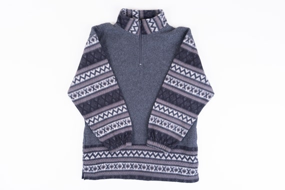 80s vintage fleece jumper fleece pullover fleece … - image 1