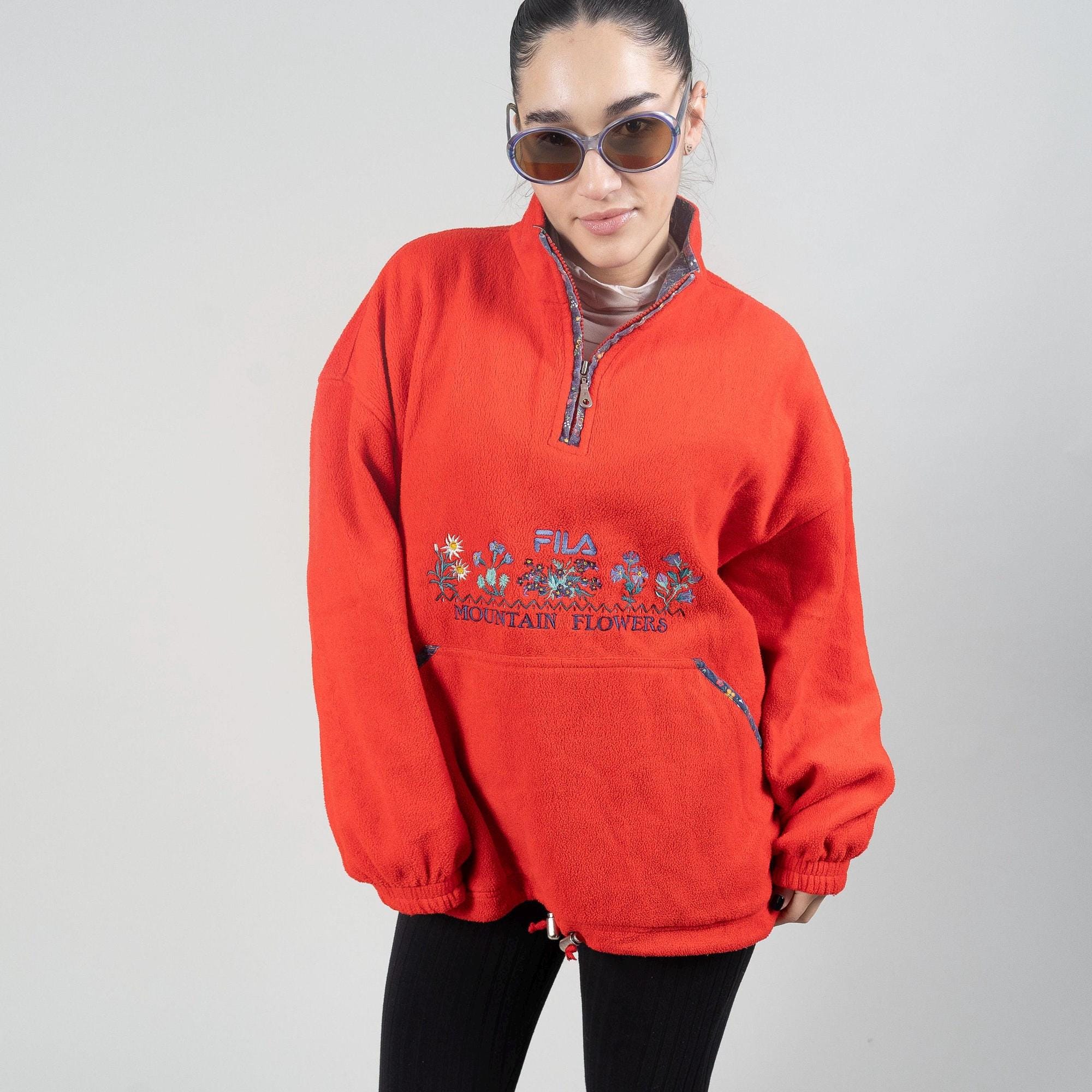 Vintage Fila Ski Team Italia Vintage 80s 90s Fleece Sweatshirt