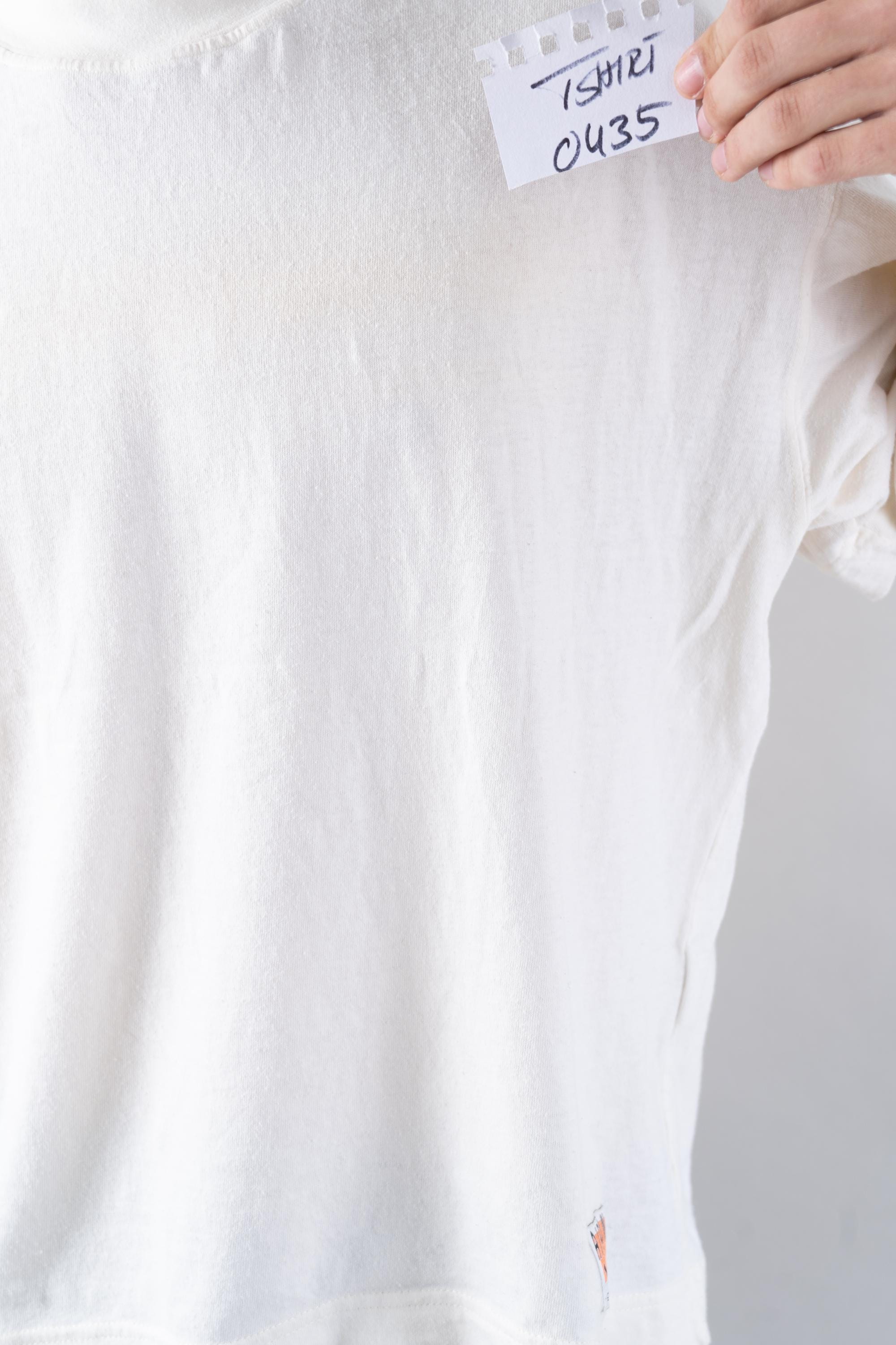 Vintage Graphic Shirt White Band Shirt Print Tee 80s Oversized