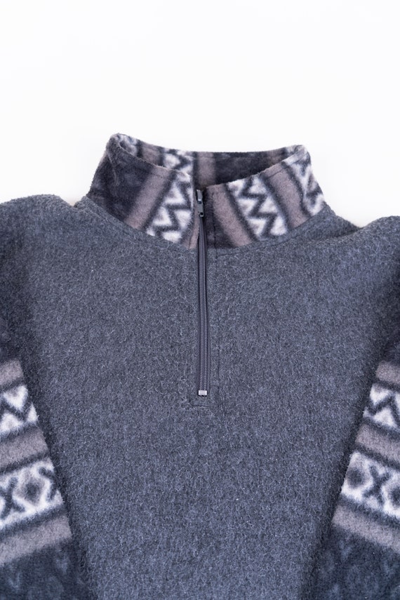 80s vintage fleece jumper fleece pullover fleece … - image 4